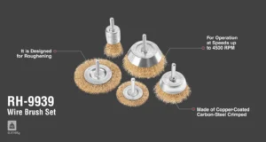ست فرچه سر دریلی رونیکس مدل RH-9939