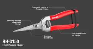 قیمت و خرید قیچی میوه‌چین 8 اینچ رونیکس RH-3150