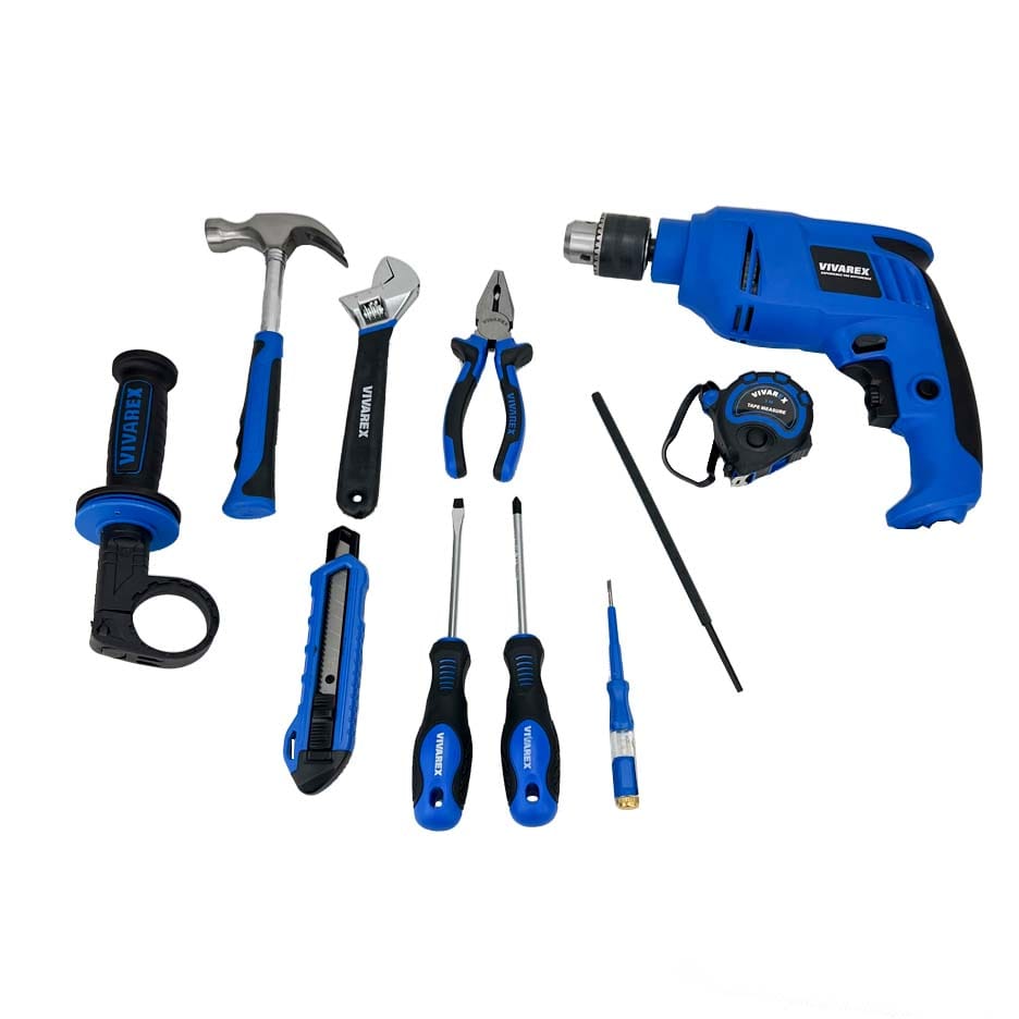 محتویات کیت دریل برقی ۶۵۰ وات ۲۰ پارچه ویوارکس مدل VR6520-IDK
