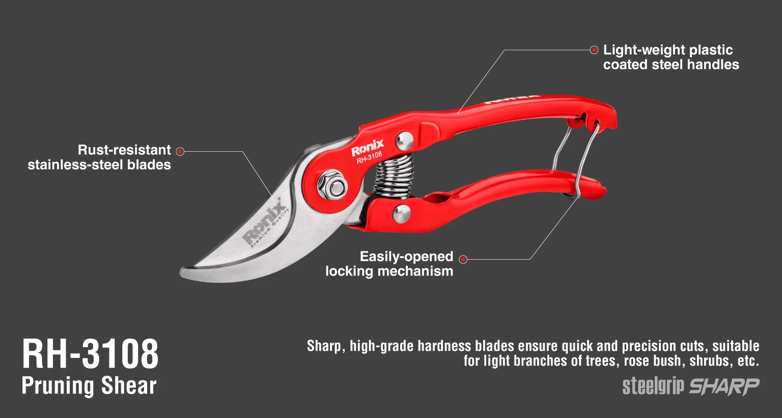 ronix-rh-3108-pruning-shear-sharp-model