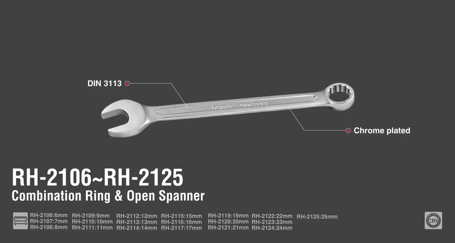 ronix-rh-2111-combination-spanner-11mm