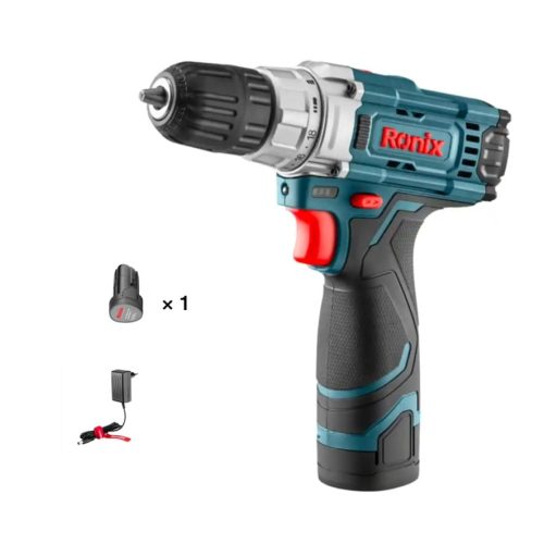 ronix-8613A-12v-cordless-drill-driver-10mm-26nm-1battery-1charger