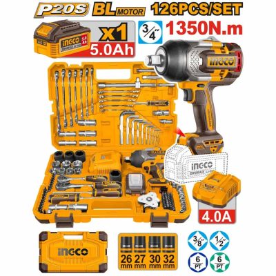 ingco-hkthp31261-126-piece-cordless-impact-wrench-set