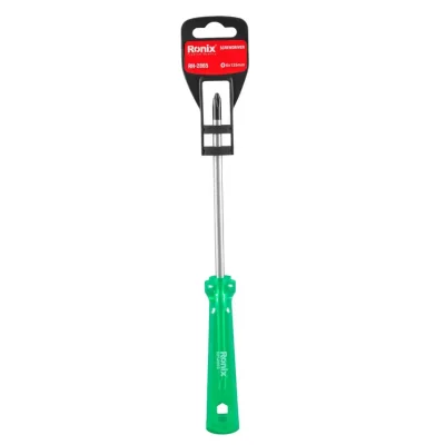 پیچ‌گوشتی تکی ساده 125×6 چهارسو کریستالی رونیکس مدل RH-2865