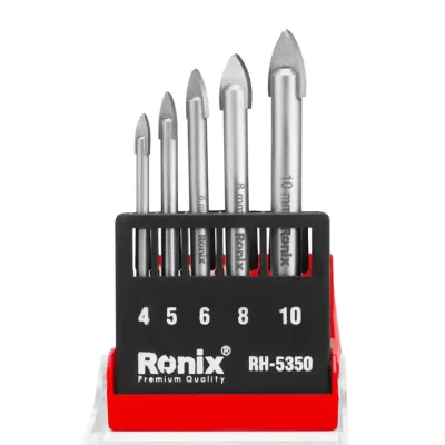 ست مته شیشه 5 عددی رونیکس مدل RH-5350