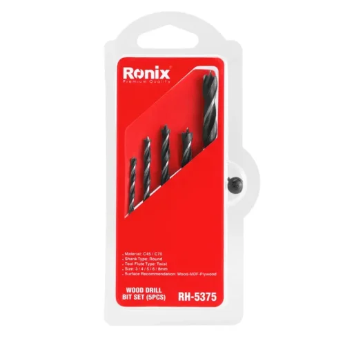 ست مته چوب 5 عددی رونیکس مدل RH-5375