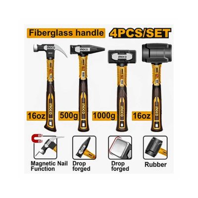 ingco-hch9004-hammer-set-4pcs